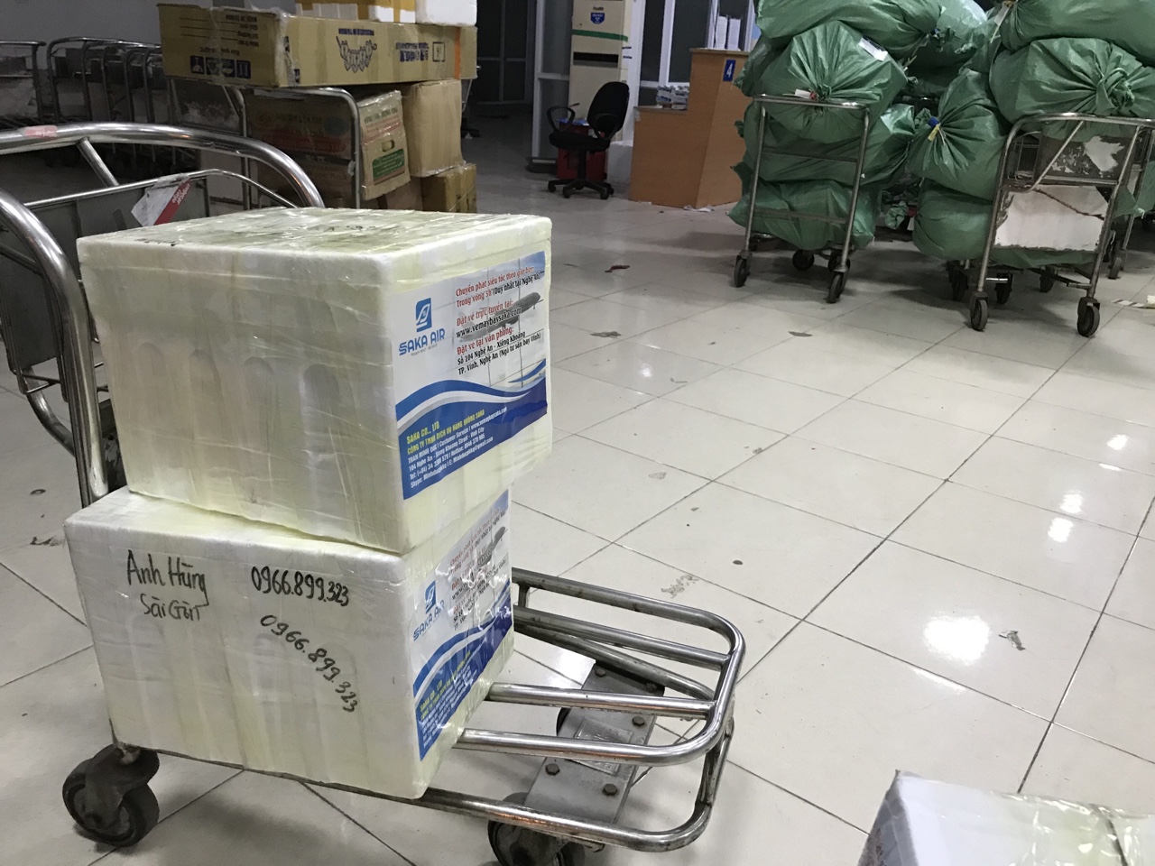 Tập kết kho hàng đúng giờ